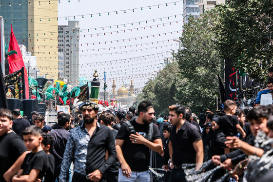 عزاداری روز تاسوعا در مشهد مقدس