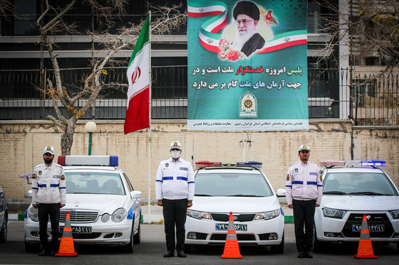 مراسم آغاز طرح زمستانی پلیس راه خراسان رضوی