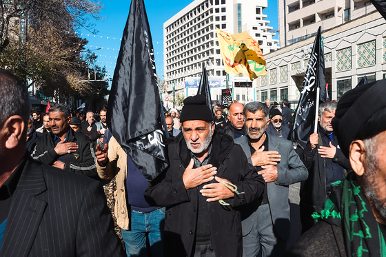تشییع پیکر 12 شهید گمنام دفاع مقدس و 2 شهید حادثه تروریستی راسک در مشهد