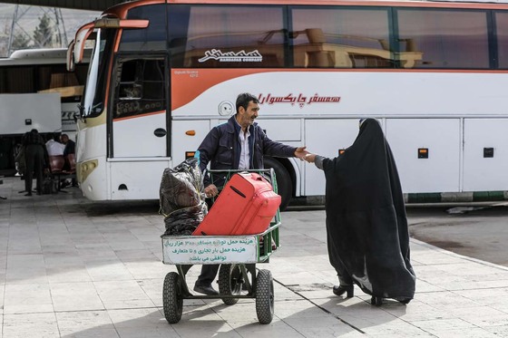 پایانه مسافربری مشهد در نوروز