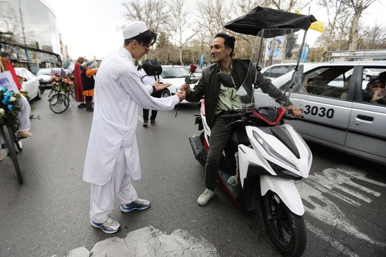 شادپیمایی گل در سطح محلات مشهد