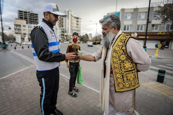 شادپیمایی گل در سطح محلات مشهد