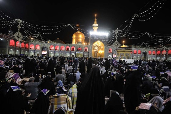 مراسم احیای دومین شب قدر در حرم مطهر امام رضا (ع)