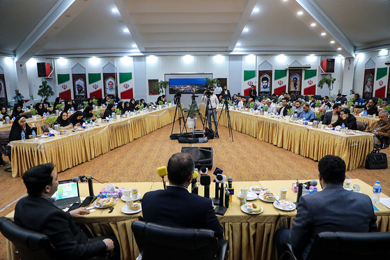 نشست خبری موسی الرضا حاجی بگلو سخنگوی شورای اسلامی شهر مشهد