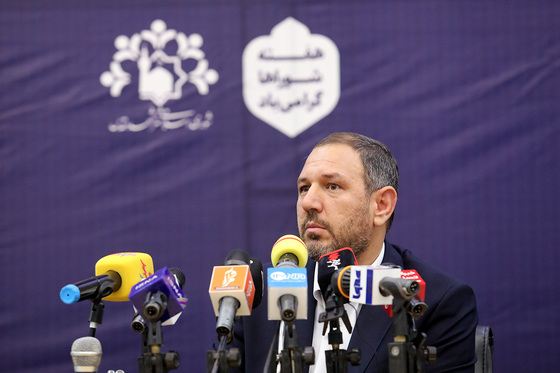 نشست خبری موسی الرضا حاجی بگلو سخنگوی شورای اسلامی شهر مشهد