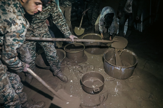 منازل سیل‌زده محله سیدی مشهد