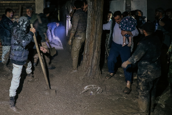 منازل سیل‌زده محله سیدی مشهد