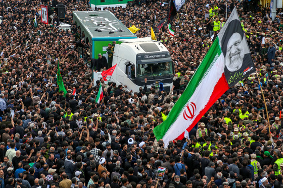 تشییع پیکر رئیس‌جمهور و شهدای خدمت در مشهد -3