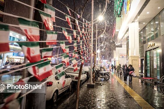 بارش برف در مشهد