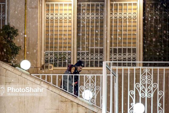 بارش برف در مشهد