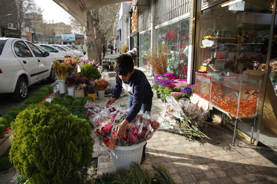 بازار گل در آستانه سال نو