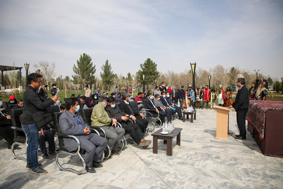 آیین رونمایی از یادمان «گذرسیاوش از آتش»