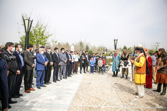 آیین رونمایی از یادمان «گذرسیاوش از آتش»